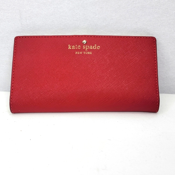 Kate Spade Red Women's Wallet - Picture 1 of 8
